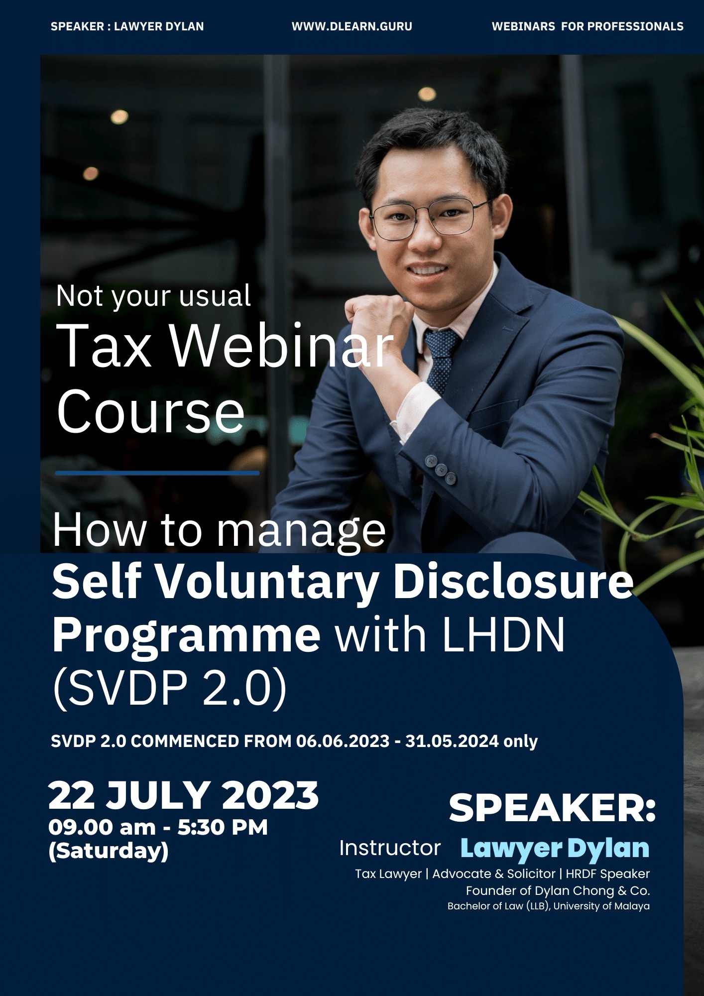 How to manage Self Voluntary Disclosure Programme with LHDN (SVDP 2.0)